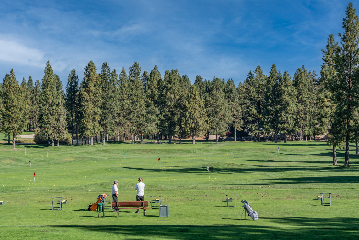 Golf Learning Center driving range at Awbrey Glen Golf Club in Bend, Oregon